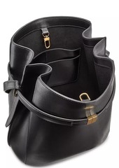 Totême Belted Leather Bucket Bag