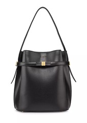 Totême Belted Leather Bucket Bag