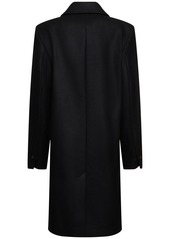 Totême Broad Wool Blend Midi Coat