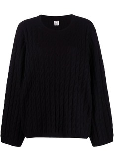 Totême cable knit cashmere jumper