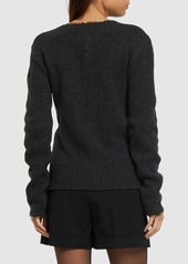 Totême Chain-edge Wool Knit Sweater