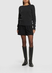 Totême Chain-edge Wool Knit Sweater