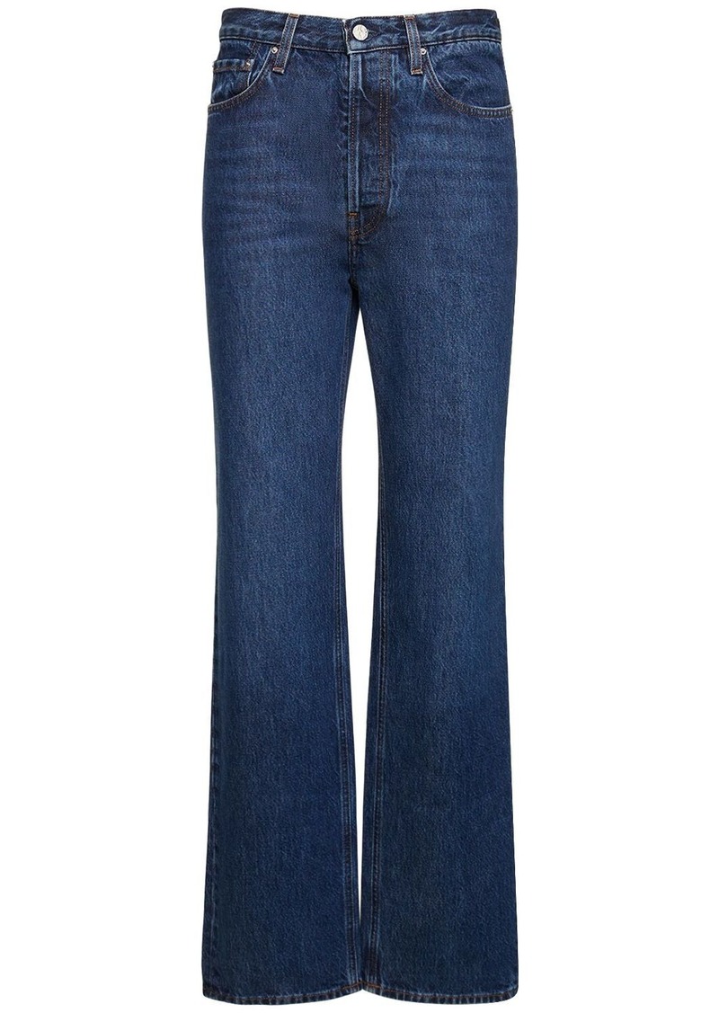 Totême Classic Denim High Rise Straight Jeans