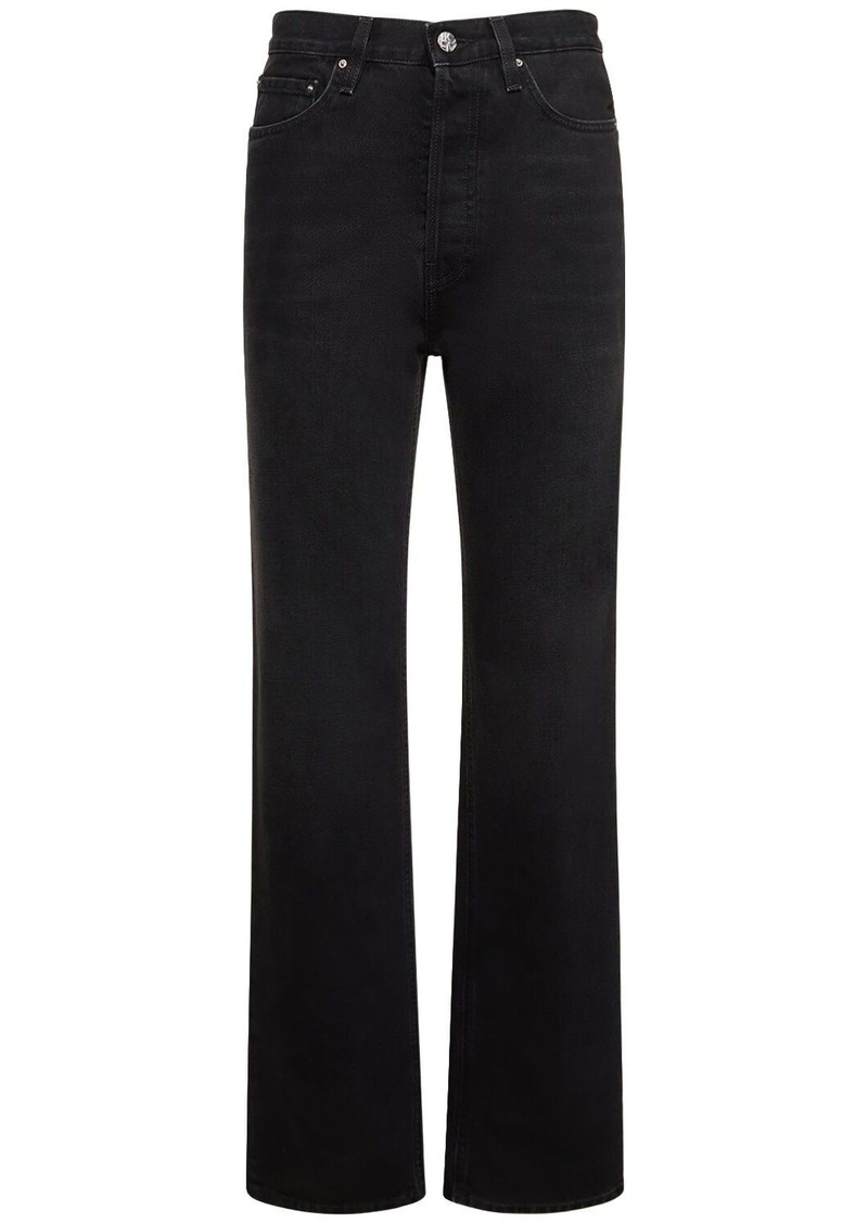 Totême Classic Denim High Rise Straight Jeans