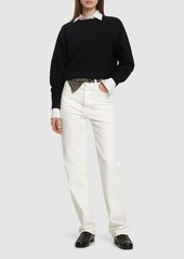 Totême Classic High Rise Straight Denim Jeans