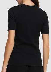 Totême Classic Rib Cotton Jersey T-shirt