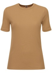 Totême Classic Rib Cotton Jersey T-shirt