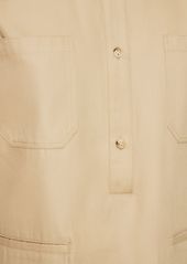 Totême Cotton Twill Shirt W/pockets