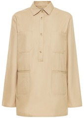 Totême Cotton Twill Shirt W/pockets