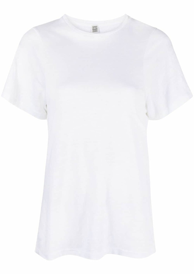 Totême crew-neck linen T-shirt