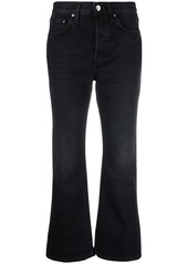 Totême cropped kick flared jeans