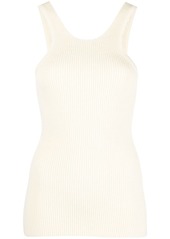 Totême Curved Compact jersey-knit tank top