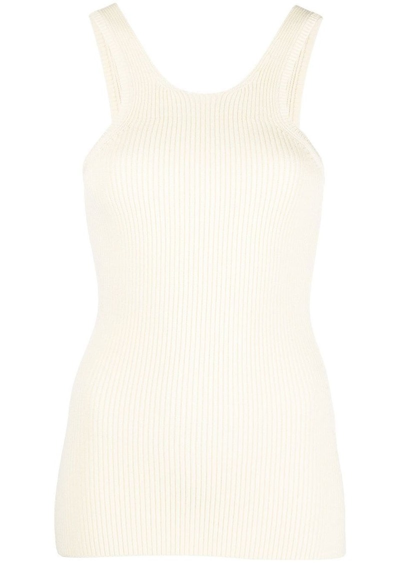 Totême Curved Compact jersey-knit tank top