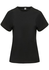 Totême Curved Seam Cotton T-shirt