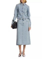 Totême Denim A-Line Midi-Skirt