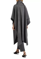 Totême Doublé Wool Scarf Coat