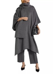 Totême Doublé Wool Scarf Coat