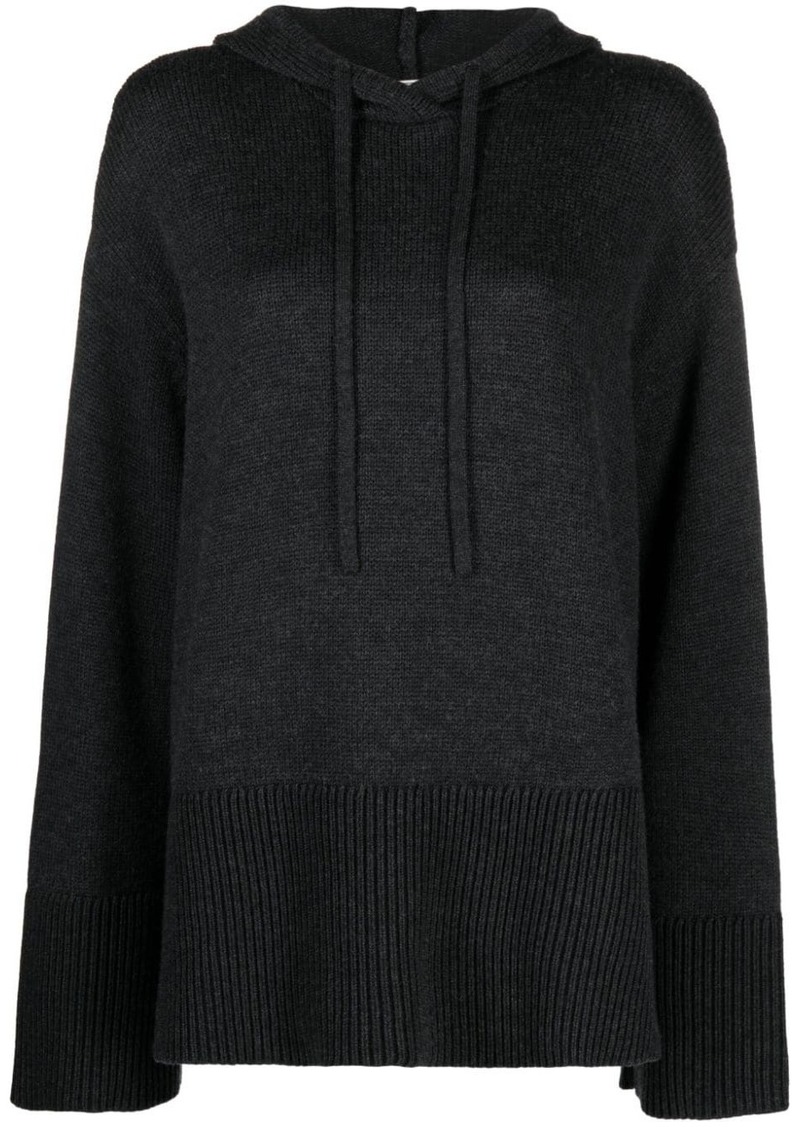 Totême drawstring hood wool-blend jumper