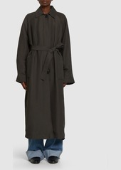 Totême Easy Raglan-sleeve Fluid Viscose Coat