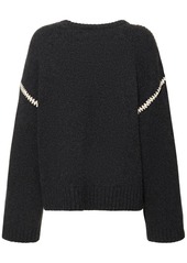 Totême Embroidered Wool & Cashmere Sweater