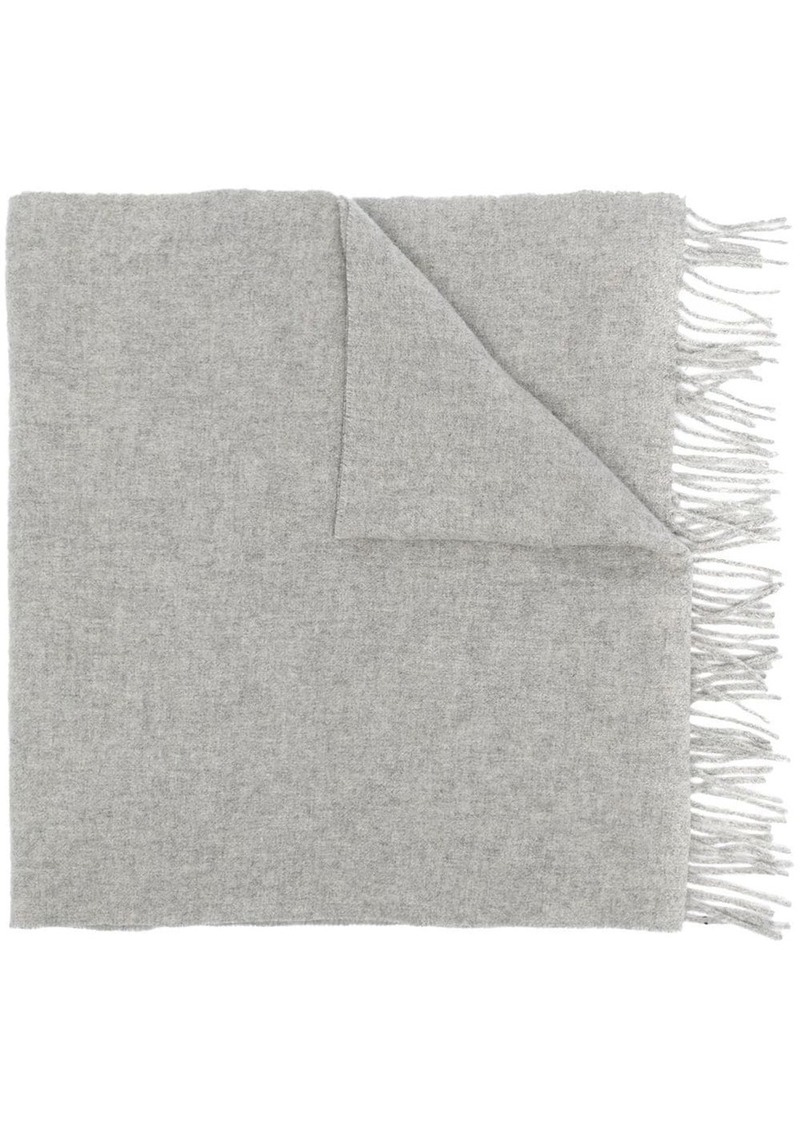 Totême fringe-edge virgin wool scarf