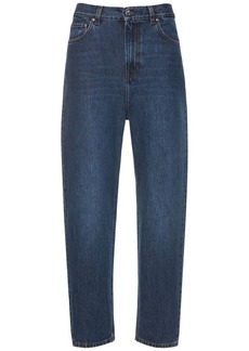 Totême High Rise Tapered Organic Cotton Jeans