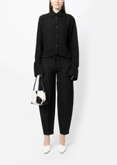 Totême high-waisted tapered trousers