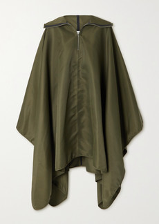 Totême Hooded Recycled Coated-twill Poncho