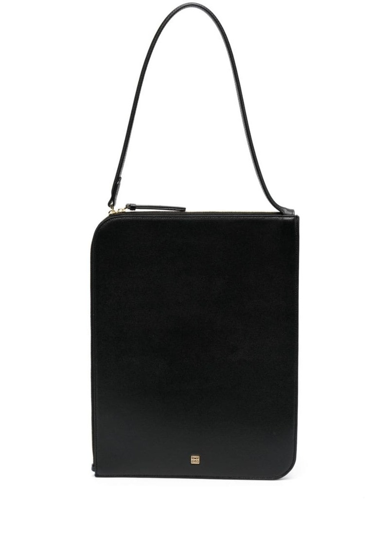 Totême logo-plaque slim shoulder bag