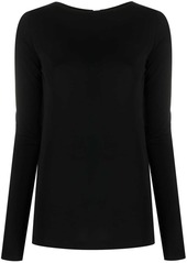 Totême long-sleeve boat-neck top