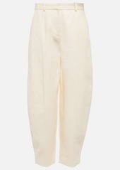 Totême Toteme Mid-rise cotton pants