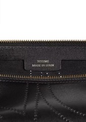 Totême Monogram Leather Wristlet Pouch