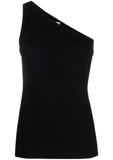 Totême one-shoulder ribbed top