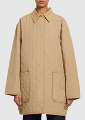 Totême Quilted Organic Cotton Blend Barn Jacket