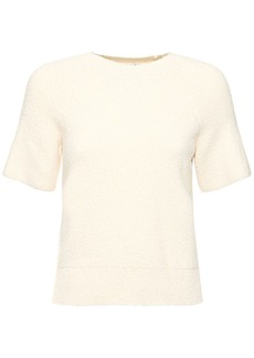 Totême Raglan-sleeve Terry Knit Cotton Top