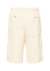 Totême Relaxed Pinstriped Shorts