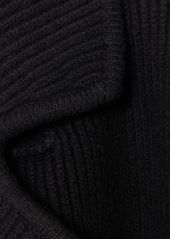 Totême Rib Knit Wool Blend Coat