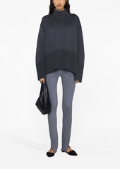 Totême ribbed panels turtle neck jumper