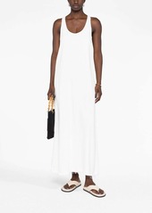 Totême scoop-neck sablé maxi dress