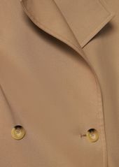 Totême Signature Cotton Blend Long Trench Coat