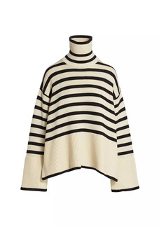 Totême Signature Stripe Turtleneck Sweater