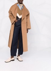 Totême single-breasted wool-blend coat