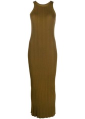 Totême sleeveless ribbed maxi dress