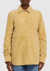 Totême Soft Suede Lamb Leather Shirt