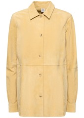 Totême Soft Suede Lamb Leather Shirt