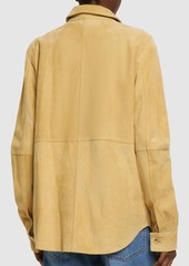 Totême Soft Suede Lamb Leather Shirt