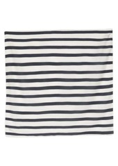 Totême stripe-print logo scarf