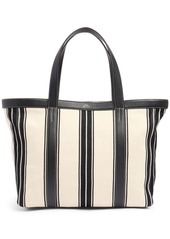 Totême Striped Canvas Tote Bag