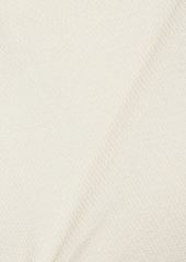 Totême Striped Cotton & Cashmere Knit Top