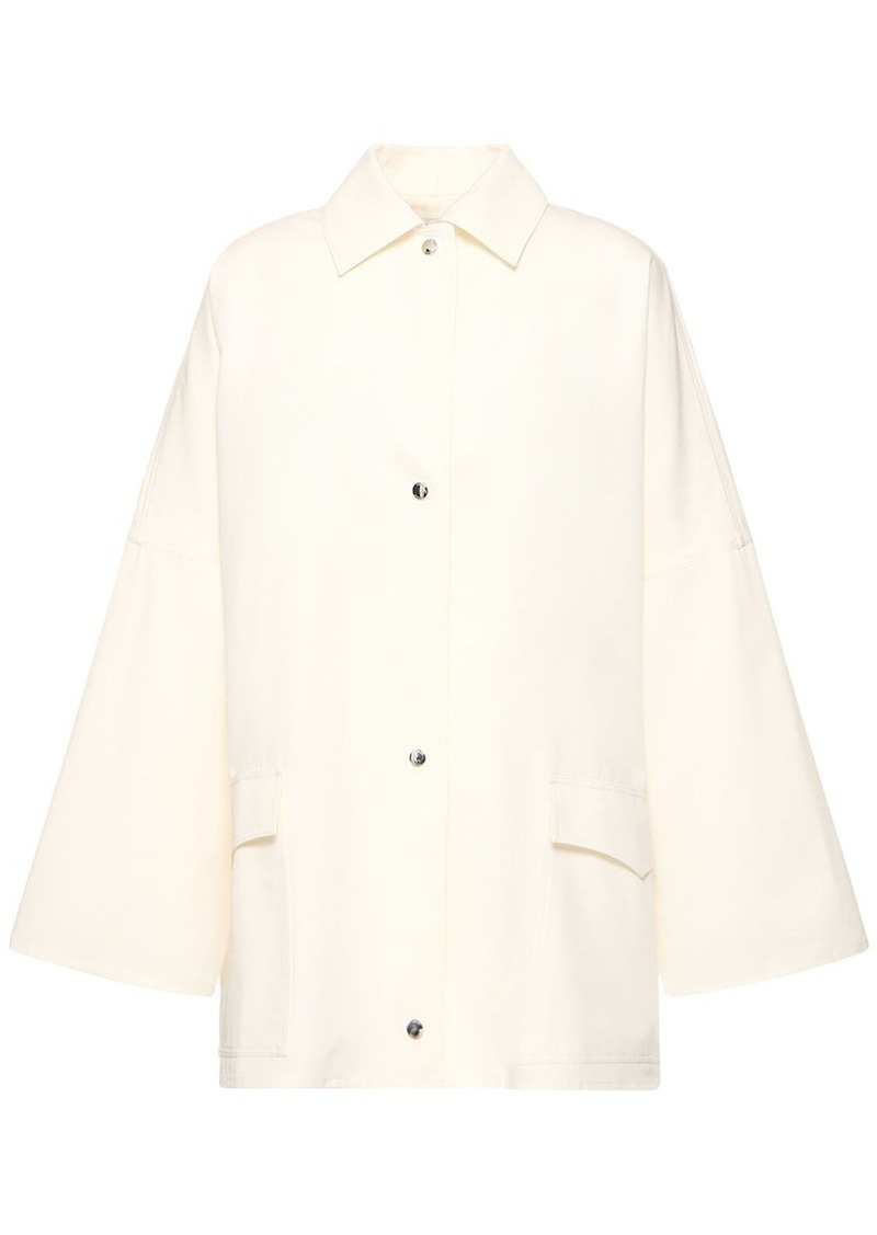 Totême Structured Cotton Twill Overshirt